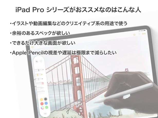 iPad各シリーズの特徴と選ぶ際のポイントまとめ1