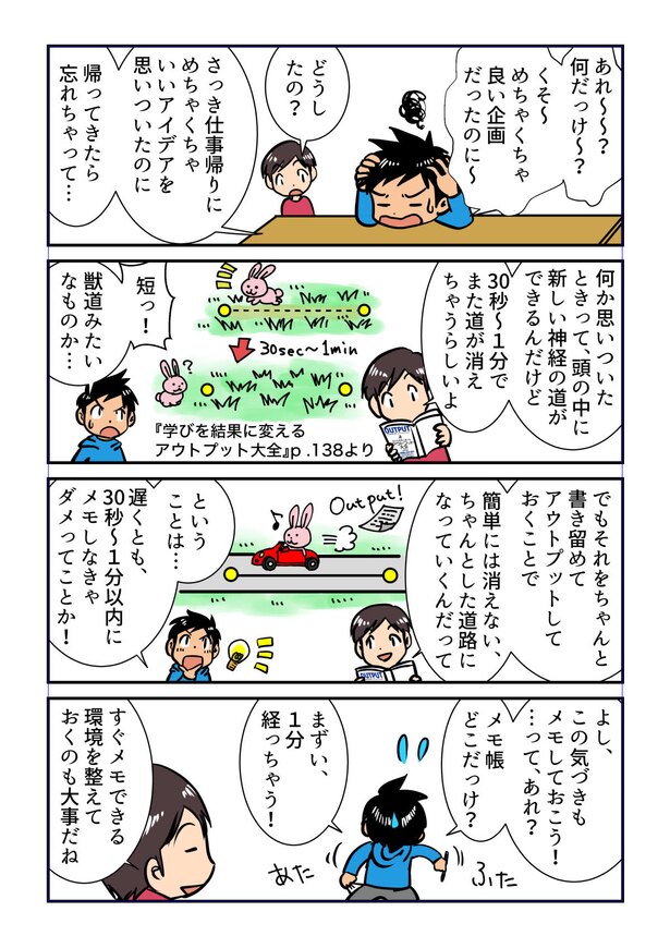 参照:『学びを結果に変えるアウトプット大全』(樺沢紫苑著、サンクチュアリ出版)
