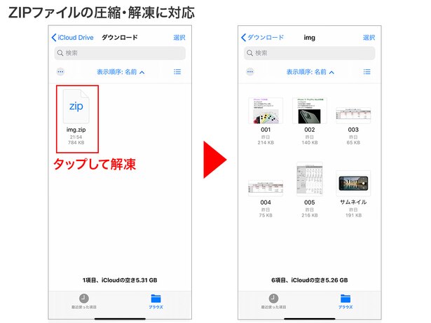 ZIPの圧縮と解凍に対応。添付ファイルの受信・送信時も安心です