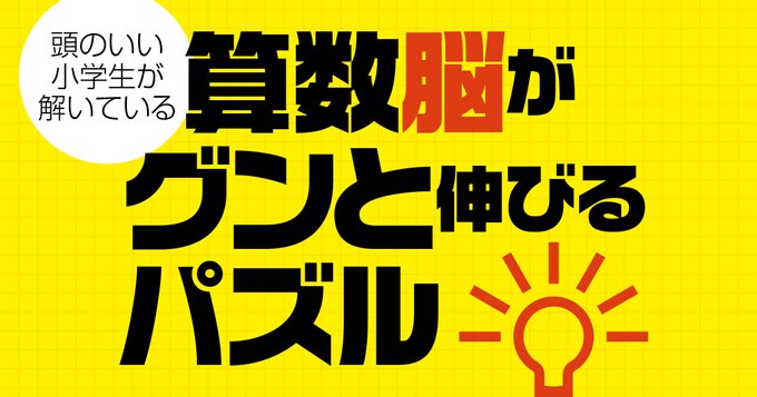 頭のいい小学生が解いている算数脳がグンと伸びるパズル