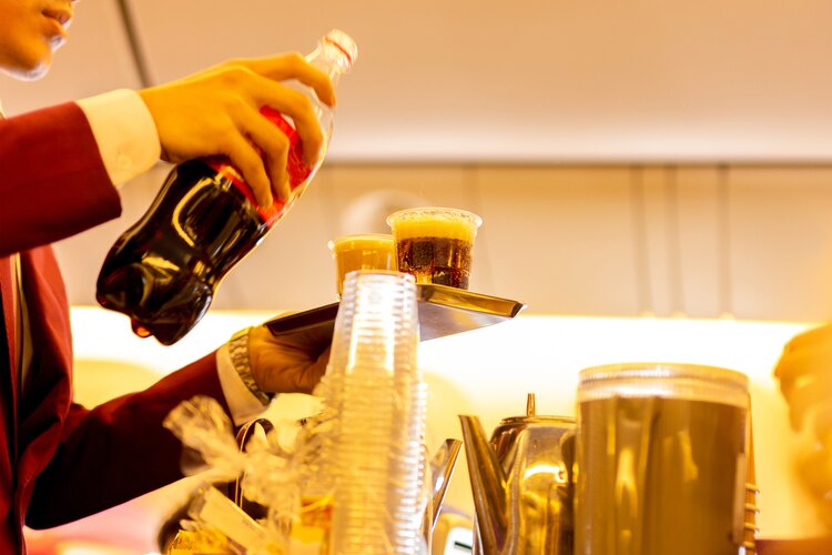 What kind of soft drinks do you have?(どんなソフトドリンクがありますか?)